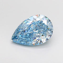 2.1 ct  Colour VVS2 Clarity Pear Shape Coloured Lab Grown Diamond
