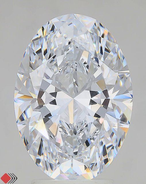 4.24 ct D Colour FL Clarity Oval Shape Lab Grown Diamond
