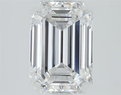 2.06 ct D Colour VVS2 Clarity Emerald Shape Lab Grown Diamond