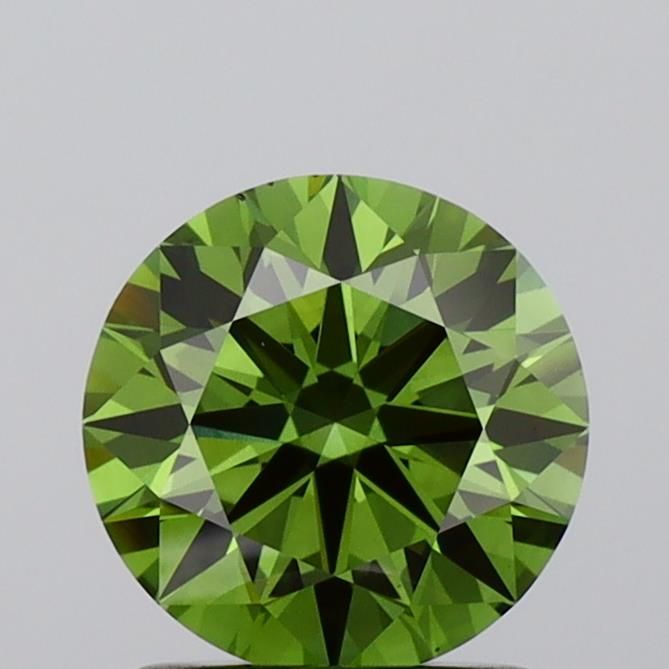 1.25 ct  Colour VS1 Clarity Round Shape Coloured Lab Grown Diamond