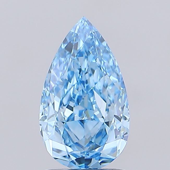 2.05 ct  Colour VVS2 Clarity Pear Shape Coloured Lab Grown Diamond