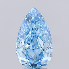 2.05 ct  Colour VVS2 Clarity Pear Shape Coloured Lab Grown Diamond
