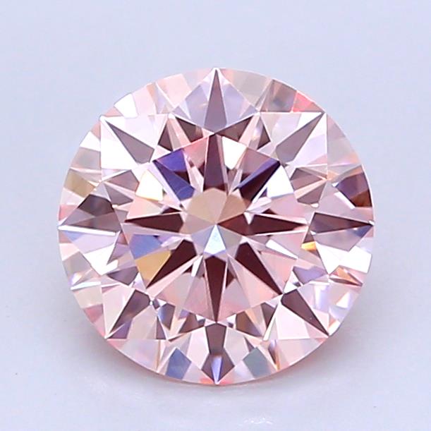1.6 ct  Colour VVS2 Clarity Round Shape Coloured Lab Grown Diamond