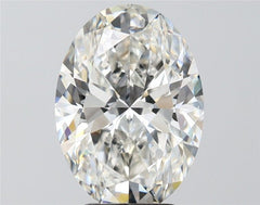 4.57 ct F Colour VVS2 Clarity Oval Shape Lab Grown Diamond