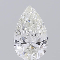 0.5 ct F Colour VVS2 Clarity Pear Shape Lab Grown Diamond
