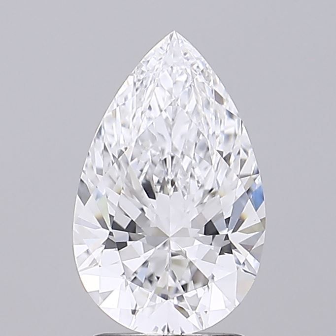 2.2 ct D Colour IF Clarity Pear Shape Lab Grown Diamond