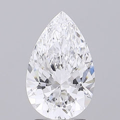 2.2 ct D Colour IF Clarity Pear Shape Lab Grown Diamond