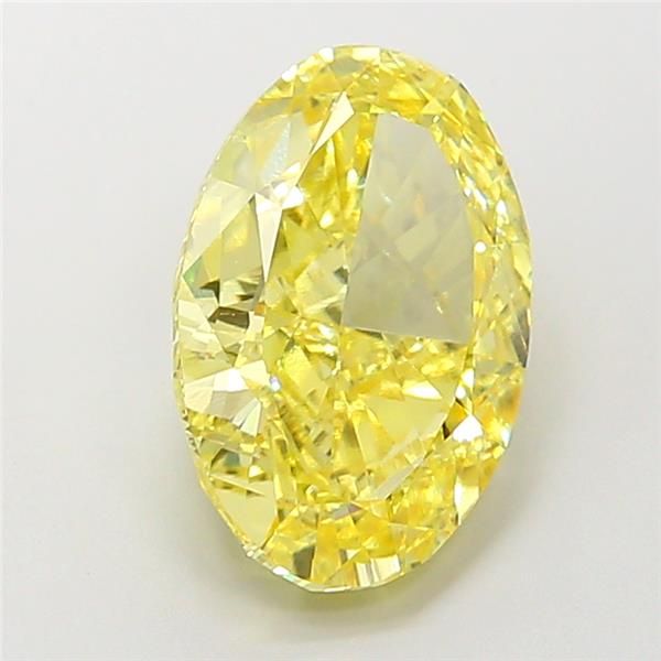 4.28 ct  Colour VVS2 Clarity Oval Shape Coloured Lab Grown Diamond