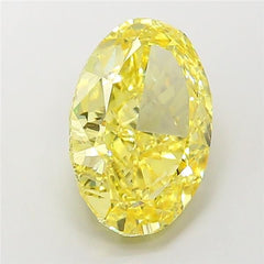 4.28 ct  Colour VVS2 Clarity Oval Shape Coloured Lab Grown Diamond