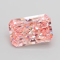 5.28 ct  Colour VVS2 Clarity Radiant Shape Coloured Lab Grown Diamond