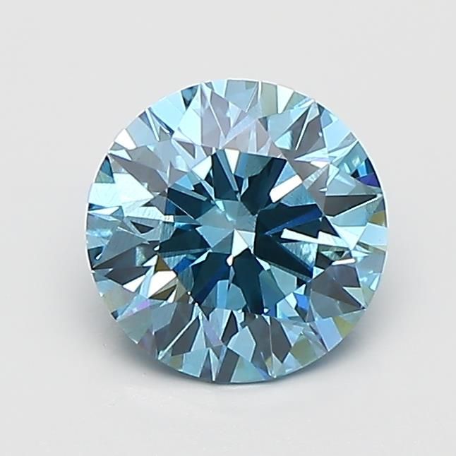 1.07 ct  Colour SI1 Clarity Round Shape Coloured Lab Grown Diamond