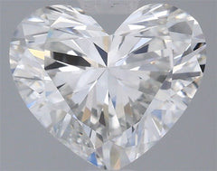 1.5 ct F Colour VVS2 Clarity Heart Shape Lab Grown Diamond