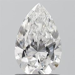 1.0 ct D Colour SI1 Clarity Pear Shape Lab Grown Diamond
