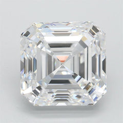 2.1 ct D Colour VVS1 Clarity Asscher Shape Lab Grown Diamond