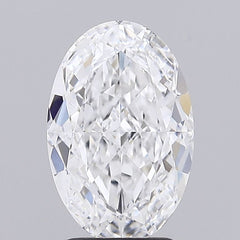 3.22 ct D Colour VVS2 Clarity Oval Shape Lab Grown Diamond