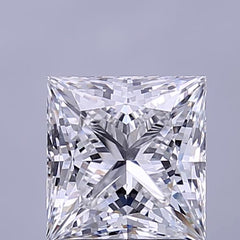 1.92 ct E Colour VVS2 Clarity Princess Shape Lab Grown Diamond