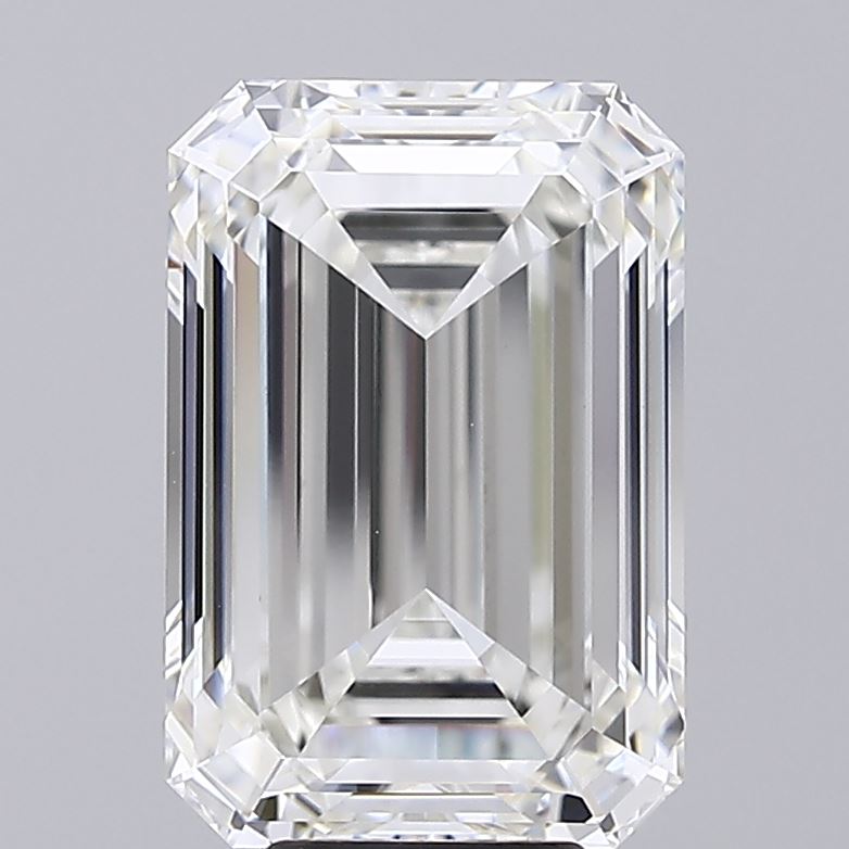 7.08 ct G Colour VVS2 Clarity Emerald Shape Lab Grown Diamond