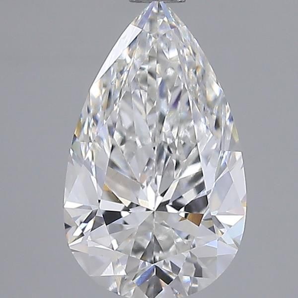 1.87 ct E Colour VVS2 Clarity Pear Shape Lab Grown Diamond