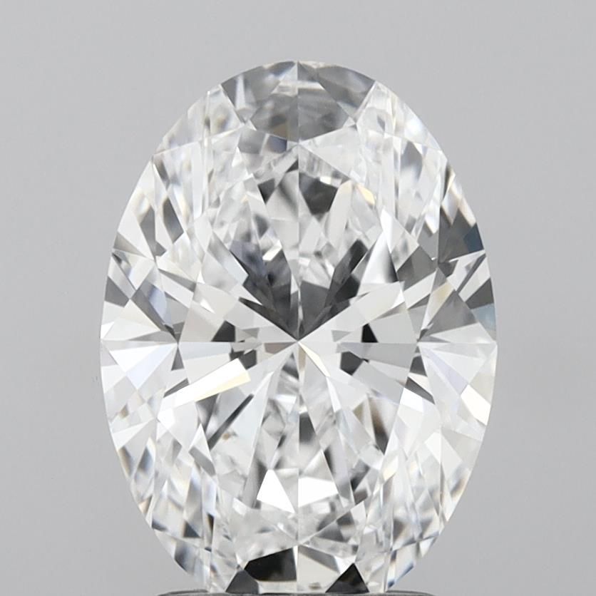 2.05 ct D Colour VVS2 Clarity Oval Shape Lab Grown Diamond