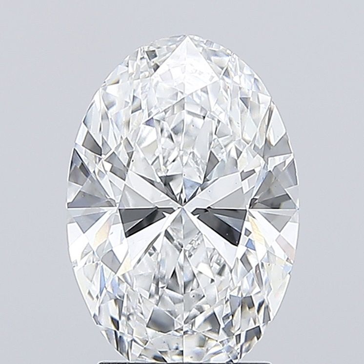 2.68 ct D Colour VS1 Clarity Oval Shape Lab Grown Diamond