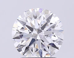 3.06 ct E Colour VVS2 Clarity Round Shape Lab Grown Diamond