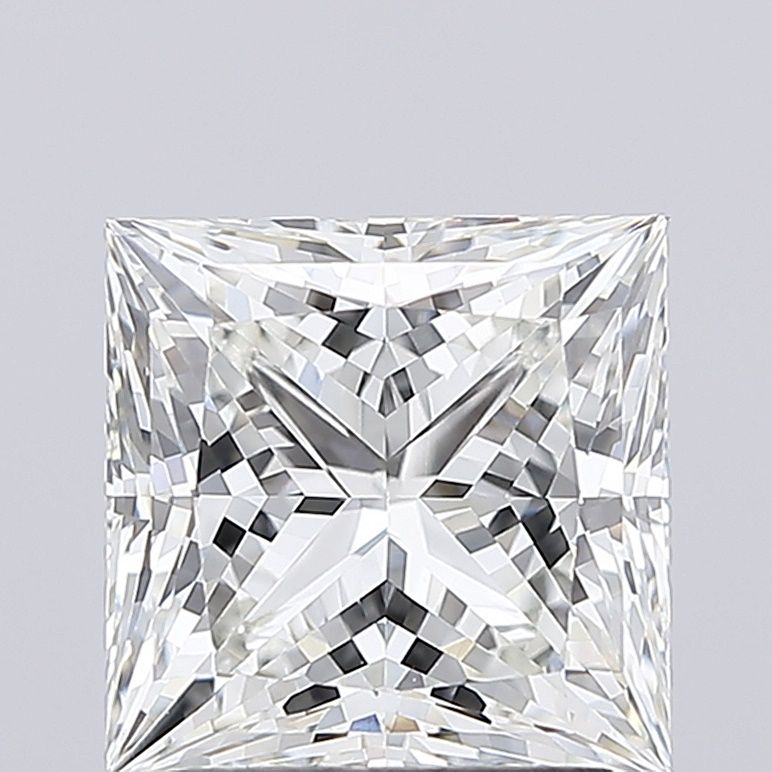 2.57 ct G Colour VVS2 Clarity Princess Shape Lab Grown Diamond
