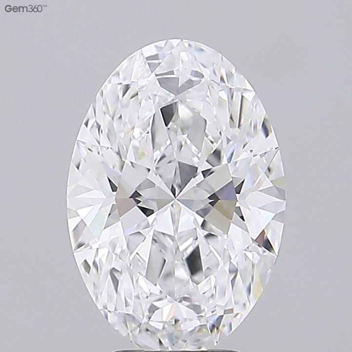 4.07 ct E Colour VVS2 Clarity Oval Shape Lab Grown Diamond