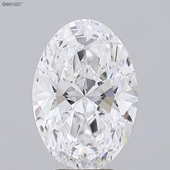 4.07 ct E Colour VVS2 Clarity Oval Shape Lab Grown Diamond