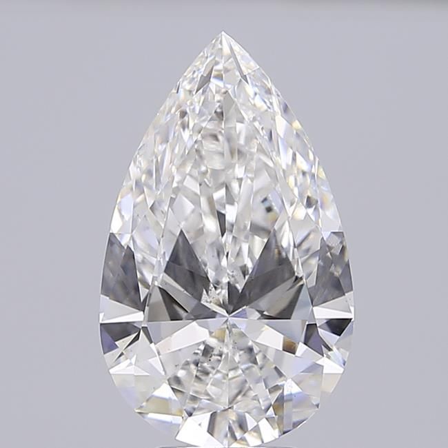 5.02 ct E Colour SI1 Clarity Pear Shape Lab Grown Diamond