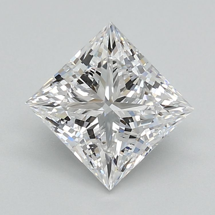 1.55 ct D Colour IF Clarity Princess Shape Lab Grown Diamond