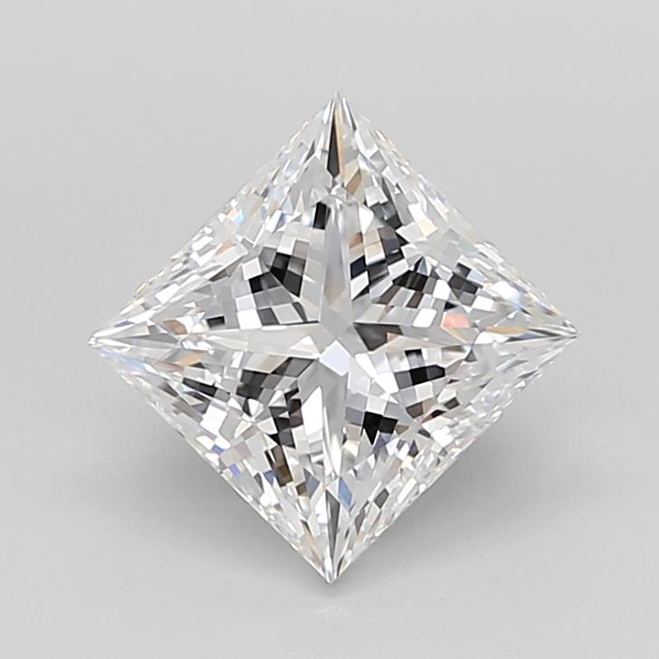 4.11 ct D Colour IF Clarity Princess Shape Lab Grown Diamond