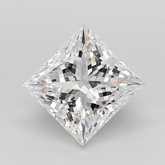4.11 ct D Colour IF Clarity Princess Shape Lab Grown Diamond