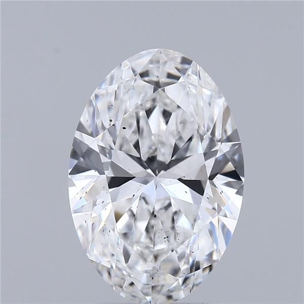2.57 ct D Colour SI1 Clarity Oval Shape Lab Grown Diamond