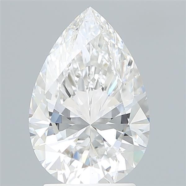 2.57 ct E Colour VS1 Clarity Pear Shape Lab Grown Diamond
