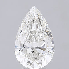 3.08 ct G Colour VVS2 Clarity Pear Shape Lab Grown Diamond