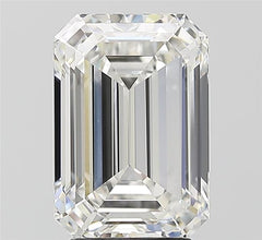 3.11 ct G Colour VVS2 Clarity Emerald Shape Lab Grown Diamond