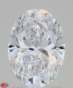 2.06 ct D Colour VVS1 Clarity Oval Shape Lab Grown Diamond