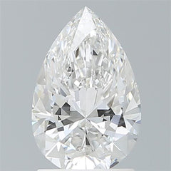 1.64 ct E Colour VVS1 Clarity Pear Shape Lab Grown Diamond