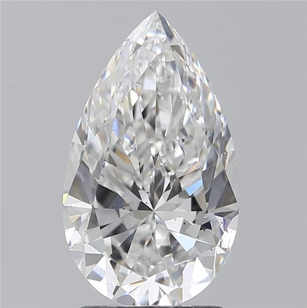 2.0 ct E Colour VS2 Clarity Pear Shape Lab Grown Diamond