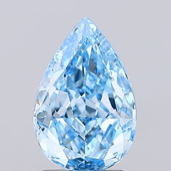 1.88 ct  Colour VVS2 Clarity Pear Shape Coloured Lab Grown Diamond