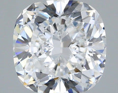 3.01 ct D Colour VVS2 Clarity Cushion Shape Lab Grown Diamond