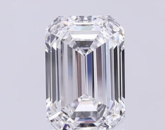 2.1 ct E Colour VVS1 Clarity Emerald Shape Lab Grown Diamond