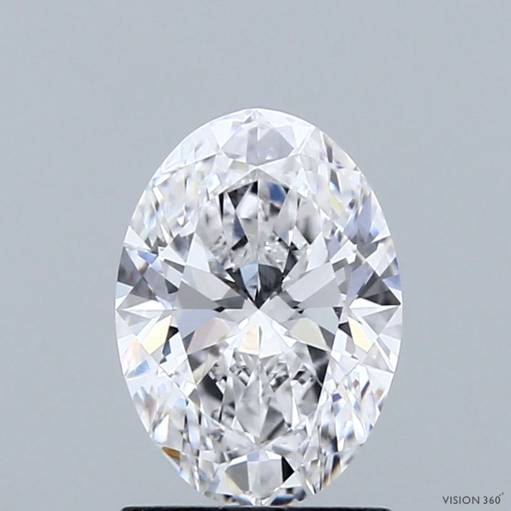 1.36 ct D Colour VVS2 Clarity Oval Shape Lab Grown Diamond
