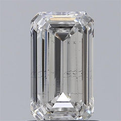 1.0 ct F Colour SI1 Clarity Emerald Shape Lab Grown Diamond