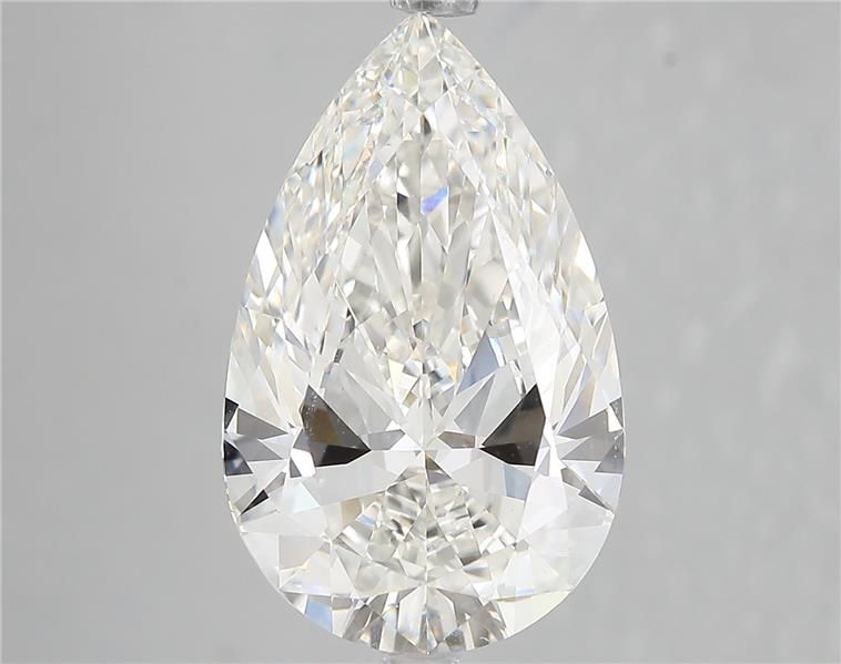 7.01 ct F Colour VVS2 Clarity Pear Shape Lab Grown Diamond