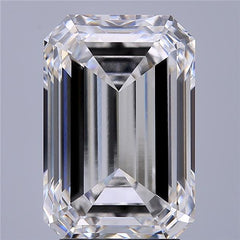 3.71 ct D Colour VVS2 Clarity Emerald Shape Lab Grown Diamond