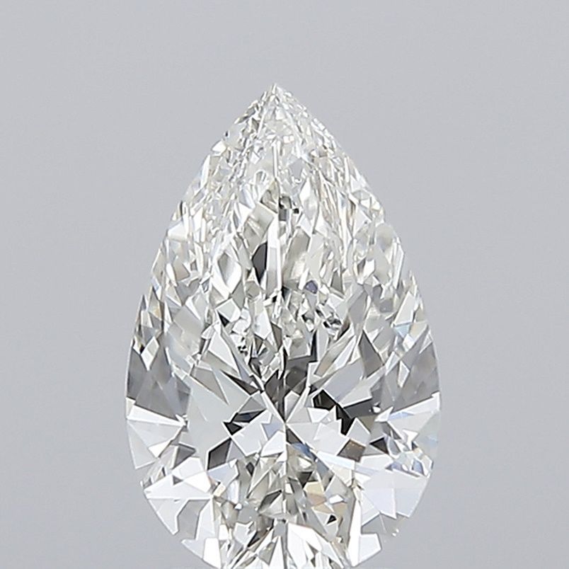 3.01 ct H Colour VVS2 Clarity Pear Shape Lab Grown Diamond