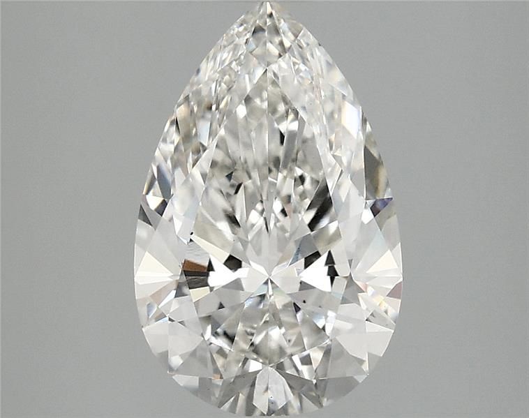 2.36 ct F Colour VS1 Clarity Pear Shape Lab Grown Diamond