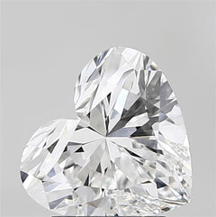 2.5 ct E Colour VVS2 Clarity Heart Shape Lab Grown Diamond