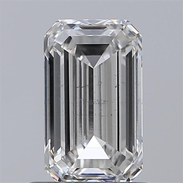 1.0 ct F Colour SI1 Clarity Emerald Shape Lab Grown Diamond